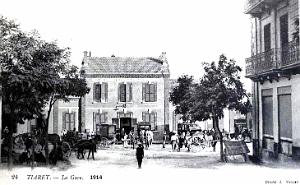 TIARET - LA GARE - 1914
